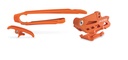 Kit Guia/Desliza Cadena Ktm Exc12 - Naranja