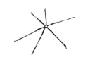 Suncho Araña X 6 25Mm X 980 Mm C/U - Negro