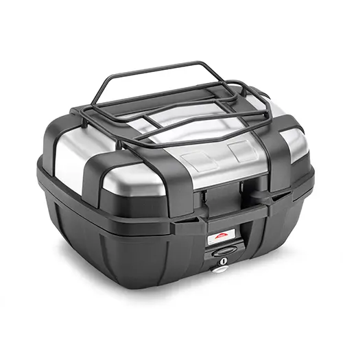 Portapaquetes Metalico Negro Para Baules Trekker 52 Lts