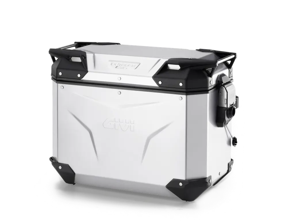 Baul Monokey® Trekker Outback Evo Aluminio Der. 44 Lts - Añadir Kit Smart Security L
