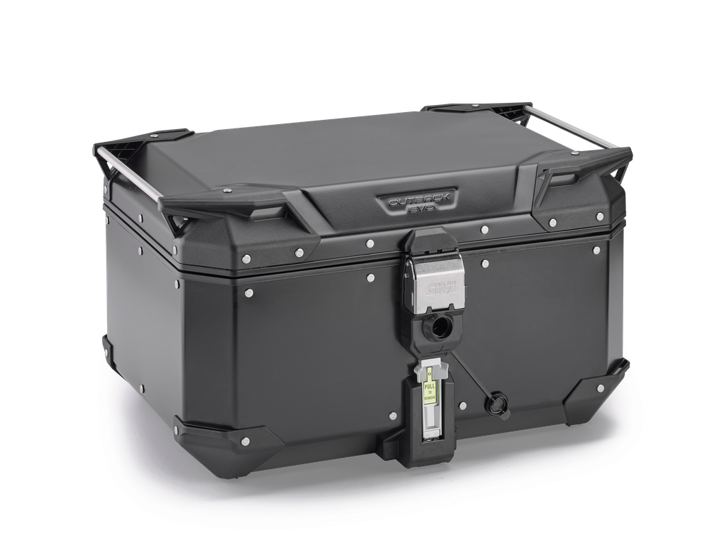 Baul Monokey® Trekker Outback Evo Aluminio Negro - Añadir Kit Smart Security Lock (Kit Cerradura "Slr...")