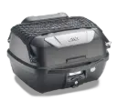 Top Case 43Lts Monolock - C/ Respaldar Y Red - Negro