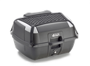 Top Case Monolock 45Lts C/ Red Elastica Respaldo Cobertor Interno