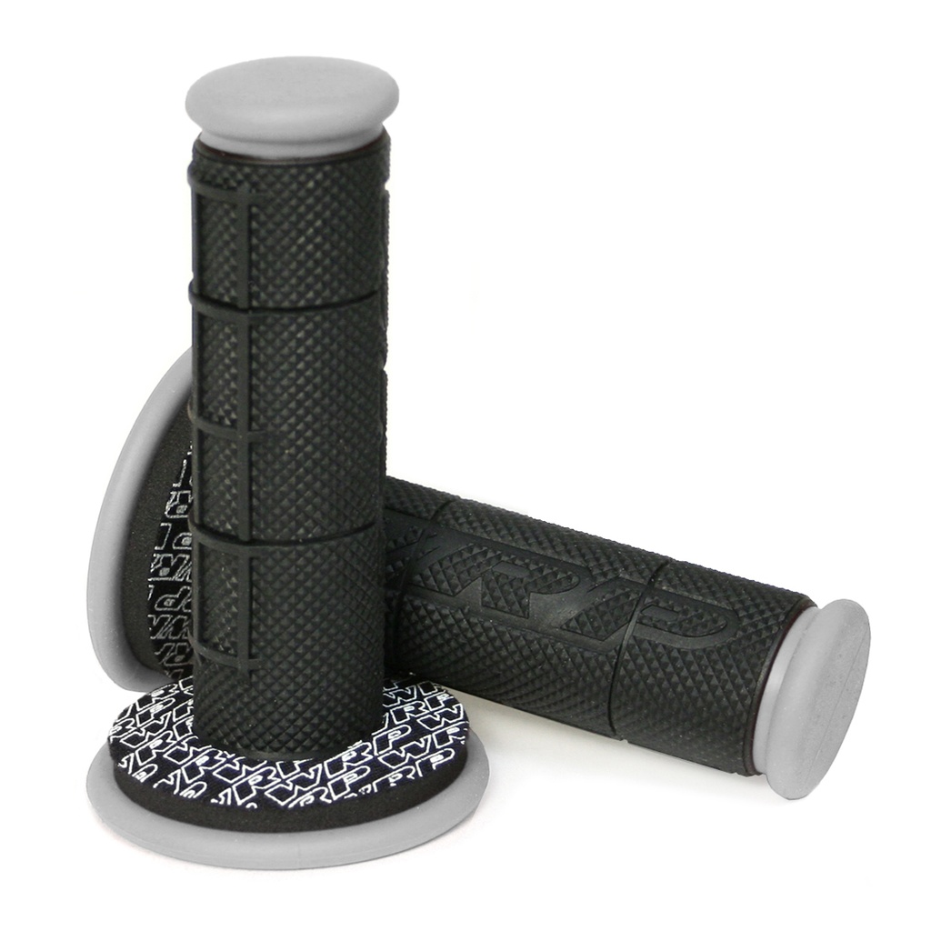 Puños Mx-Enduro Doble Densidad Con Donuts Gris/Negro