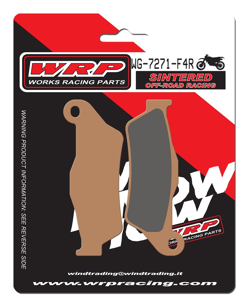 Pastillas De Freno Wrp Gasgas/Husqvarna/Ktm