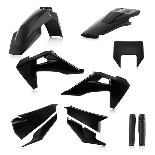[0024051.090] Full Kit Plast Husqvarna Fe 250/350/450/501 Te250/350L (20/22) (Negro)