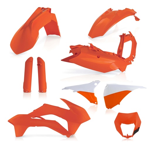 [0021811.010] Full Kit Plast Ktm Exc/Exc-F - 16 (Naranja)