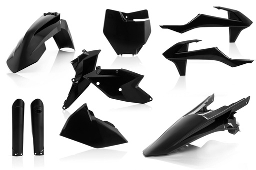 [0021741.090] Full Kit Plast Ktm Sx-F / Sx - 16-18 (Negro)