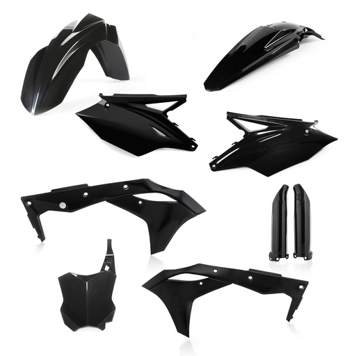 [0022985.090] Full Kit Plast. Kaw Kxf250 18 (Negro)