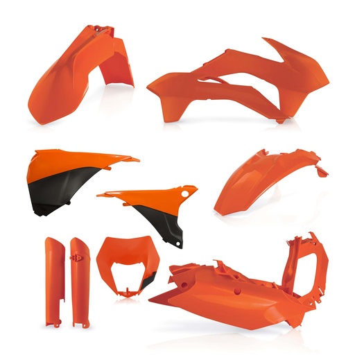 [0017204.010] Full Kit Plast. Ktm Exc/Excf 14/15 (Naranja)