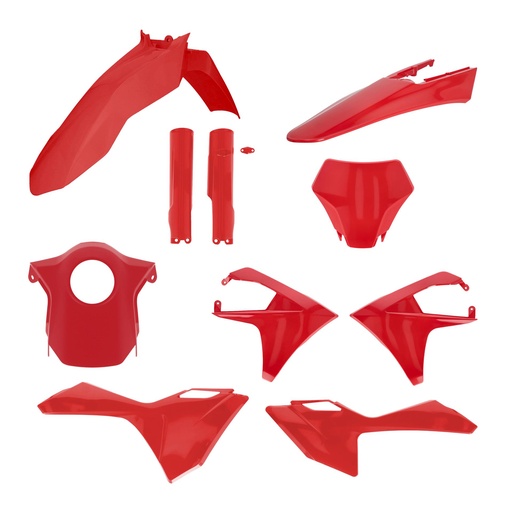 [0027186.110] Full Kit Plastico Gg Mc 125/150/250 250F/350F/450F (Rojo)
