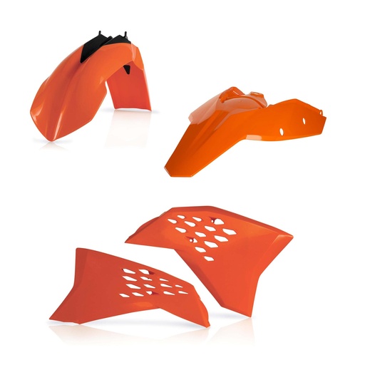 [0011632.010] Kit Plasticos Ktm Exc 125/200/250/300 /Excf 250/400/450/500 - 08/11 (Naranja)