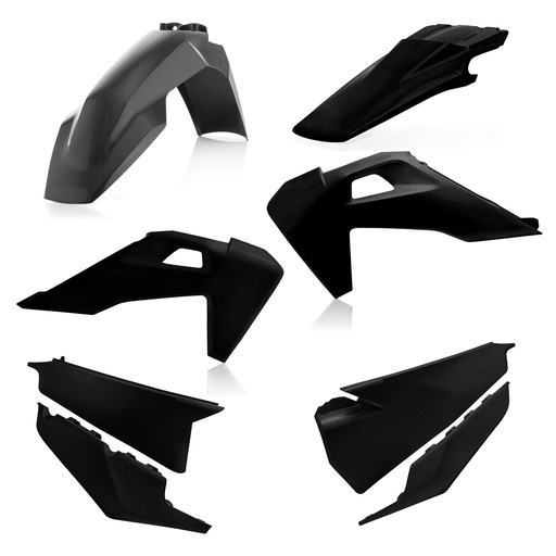 [0023482.090] Kit Plasticos. Husqvarna Tc 125/250/300 - Fc 250/350/450 (19) (Negro)