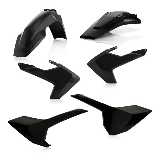 [0021830.090] Kit Plasticos. Husqvarna Tc 125/250/300 16-18 - Fc 250/350/450 16-18 (Negro)