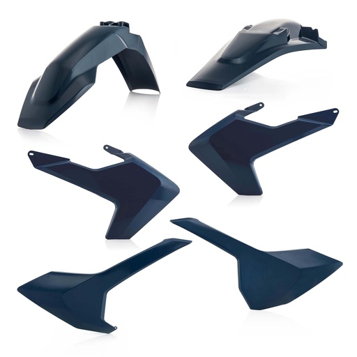 [0022374.040] Kit Plasticos. Husqvarna Te 125/250/300 17-18 / Fe 250/350/450/501 17-18 (Azul)