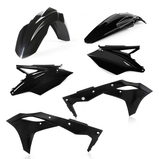 [0022984.090] Kit Plasticos. Kaw Kxf250 18 (Negro)