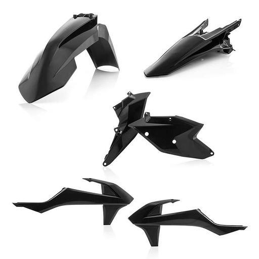 [0022370.090] Kit Plasticos. Ktm Exc / Exc-F 17-18 (Negro)