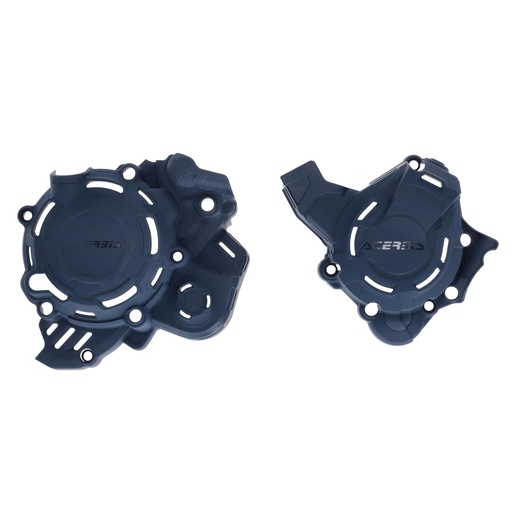 [0025756.040] Prot Tapa Motor Y Encendido X-Power Kit Ktm Exc150 Sx/Xc125 Xc-W 150 Husq Tc125 Te150 (Azul)