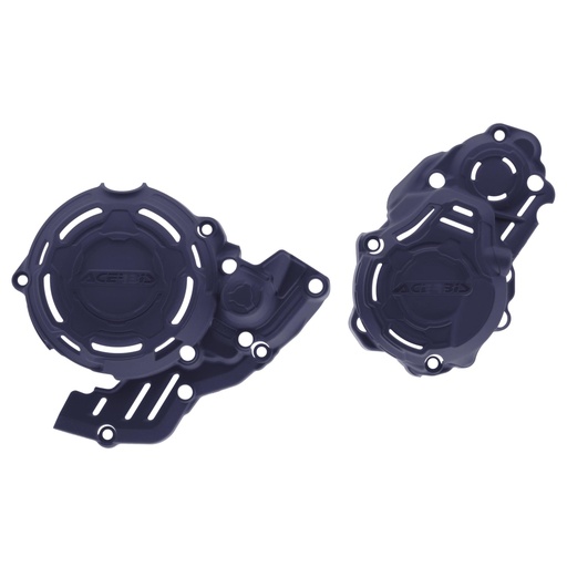 [0025986.040] Protector Tapa Motor Y Encend X-Power Kit Ktm Gg Husq (24) (Azul)
