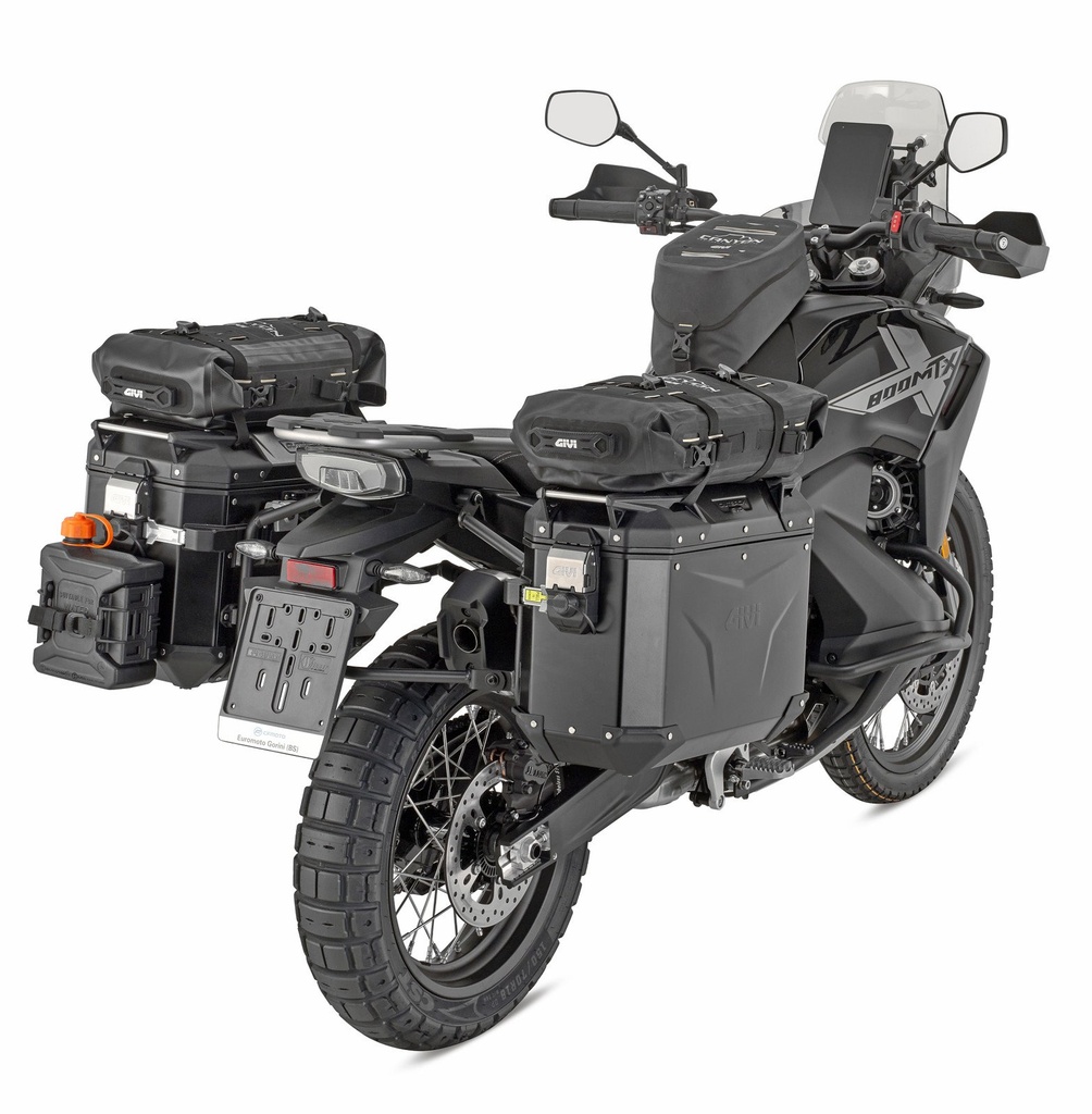 SOPORTE LATERAL PL ONE-FIT MONOKEY® CAM-SIDE Trekker Outback/bolsas laterales Canyon CFMOTO 800 mt-x (25)