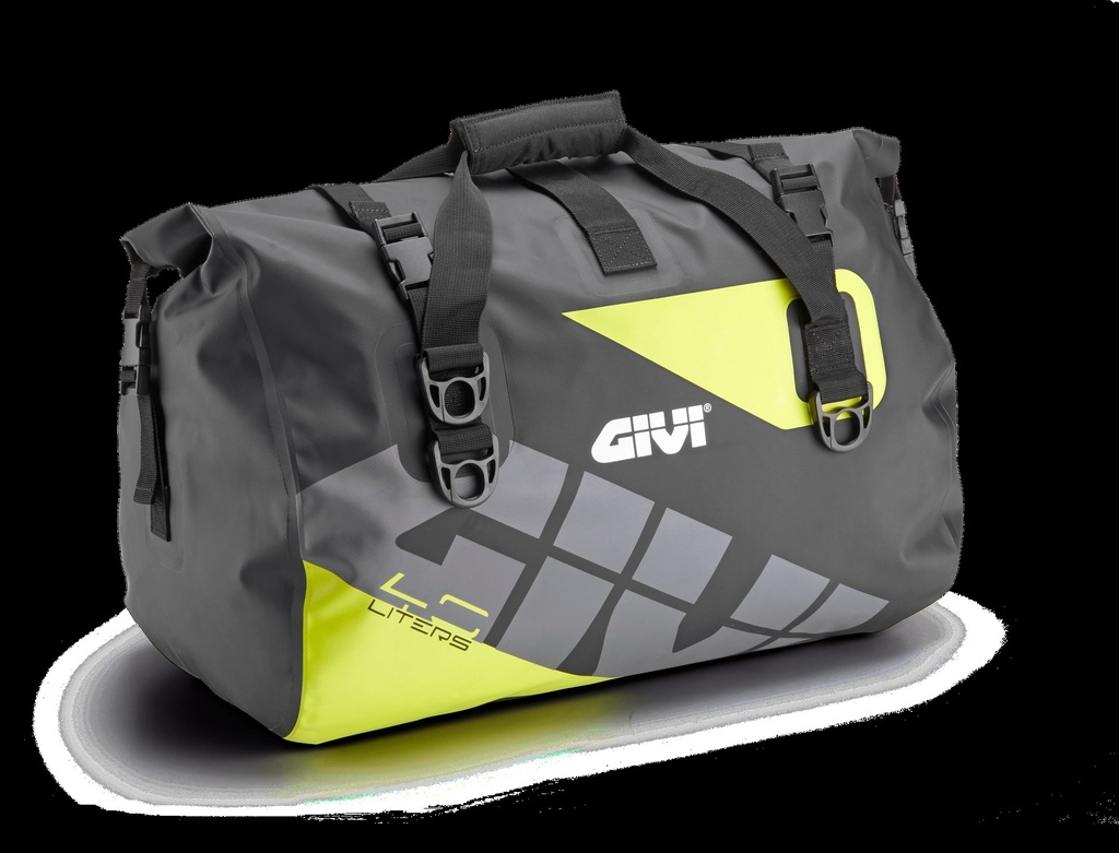 Bolso sillin grande impermeable 40 lts - Gris/Ama/Neg