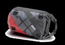 Bolso sillin cilindrica waterproof 30 lts - gris/rojo