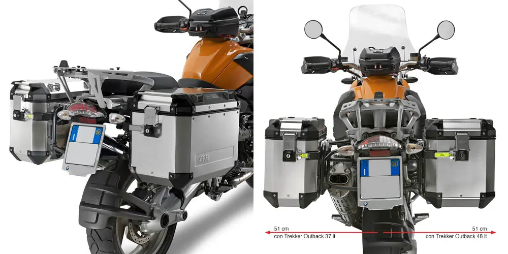 Soporte Lateral Outback Bmw R1200 Gs 04-12