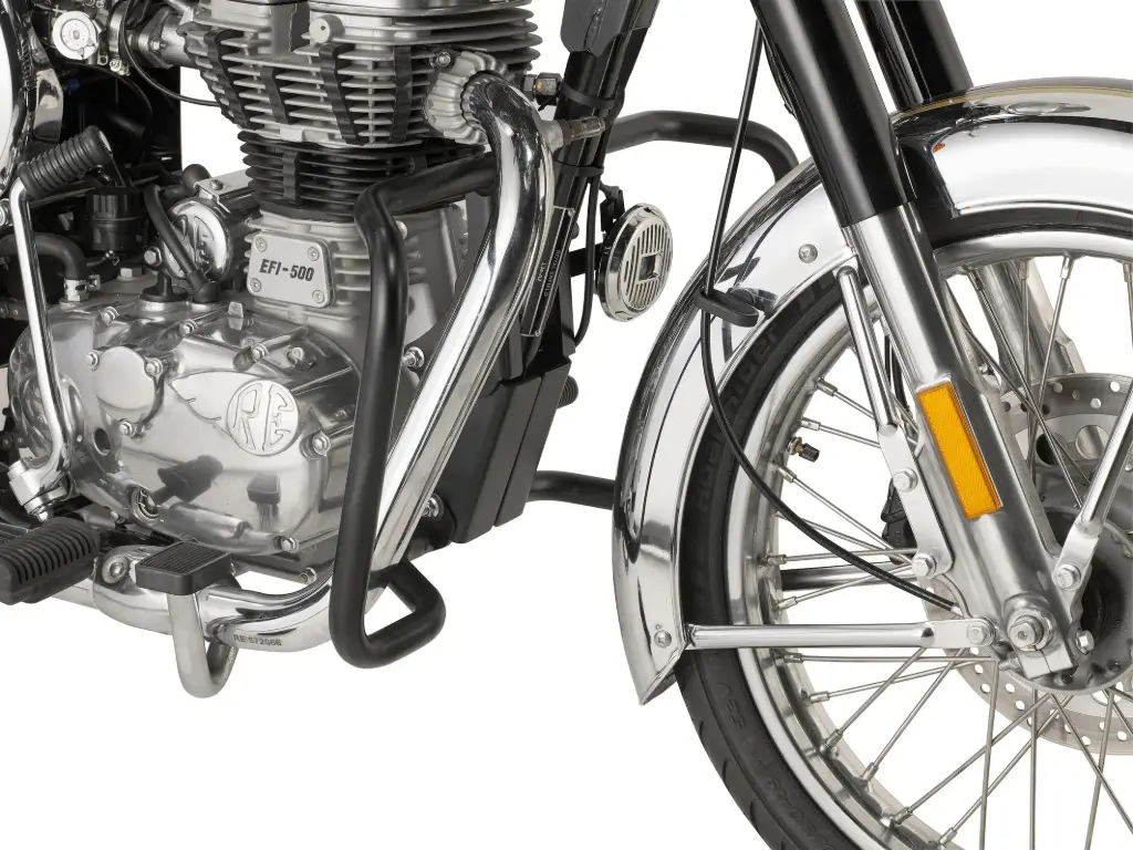 Defensa De Motor Negra - Royal Enfield Classic 500 (19-20)