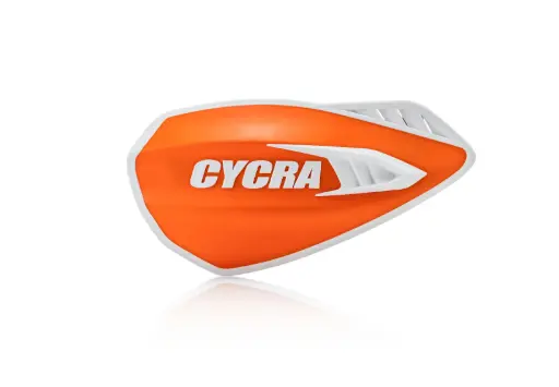 [0024337.203] Cubremanos Abierto Universal Moto Cyclone Cycra (Naranja/Blanco)