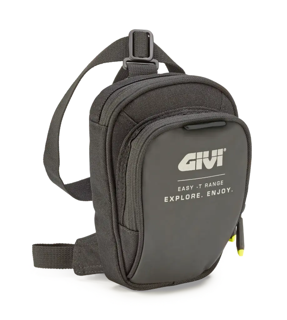 Bolso De Pierna Impermeable - Negro