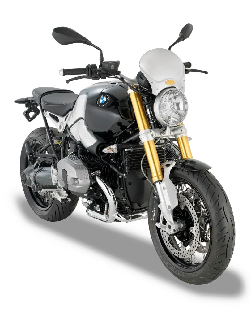 Parabrisa Universal Cafe Race Aluminio (20.5X26.5 Cm) (Combinar Kit De Anclaje Especif. Para C´Moto)