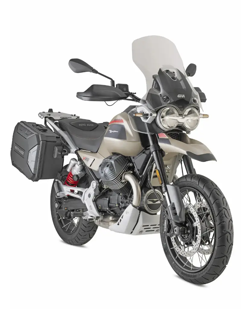 Parabrisas Espec. 58Cm X 45Cm Moto Guzzi V85 Tt - Transparente