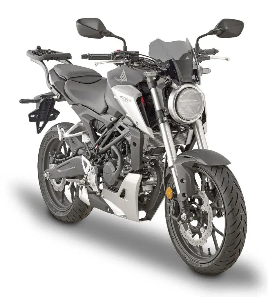 Parabrisas Especifico Transp. 21X28Cm (C/ Kit Anclaje) Honda Cb125R (18-20) Cb300R (18-20)