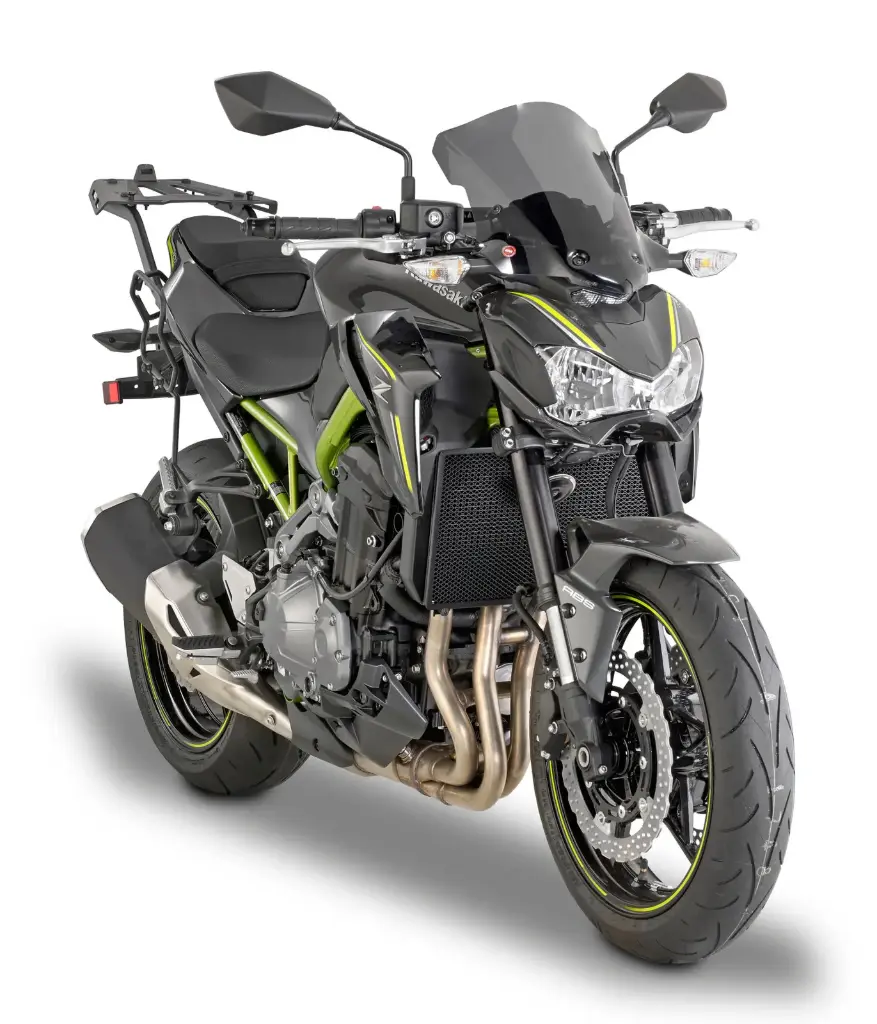 Parabrisa Especifico Humo 37X32Cm (Incluye Kit Anclaje) Kawasaki Z 900 (17-19)