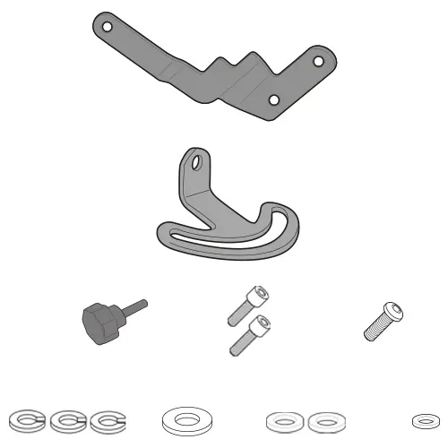 Kit Anclaje Especifico Para 5108Dt/5108D/5124Dt/5124D Bmw R1200Gs/Adventure (13-18)