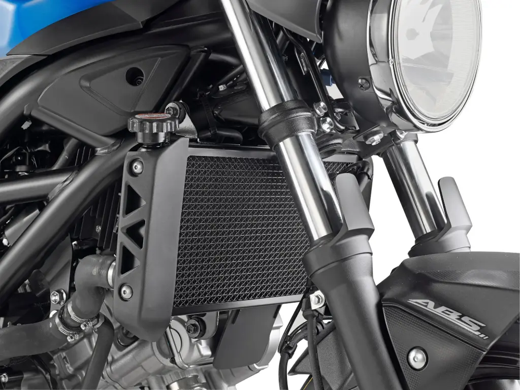 Protector Radiador Especifico En Acero Inoxi. Negro Suzuki Sv 650 (16-19)