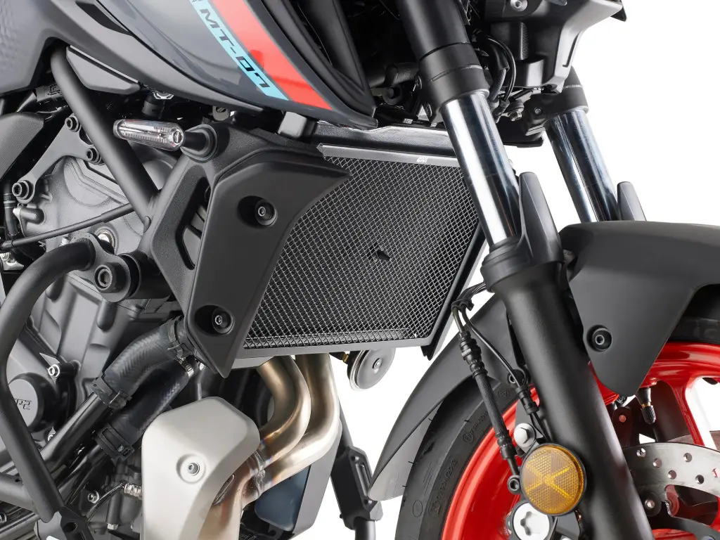 Protector Radiador Especifico En Acero Inoxi. Negro Yamaha Mt 07 (18-19) Xsr700 (16-18)