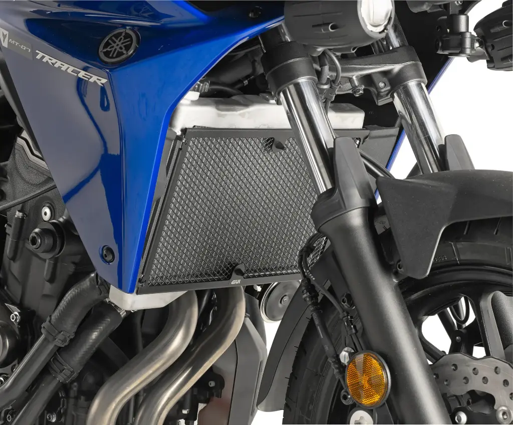 Protector Radiador Especifico En Acero Inoxi. Negro Yamaha Mt-07 Tracer (16-18)