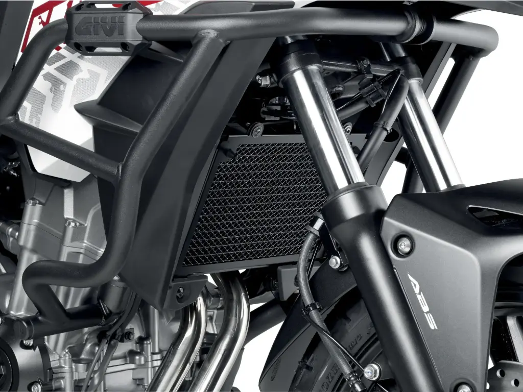Protector Radiador Especifico En Acero Inoxidable Negro Honda Cb 500 X (19-21)