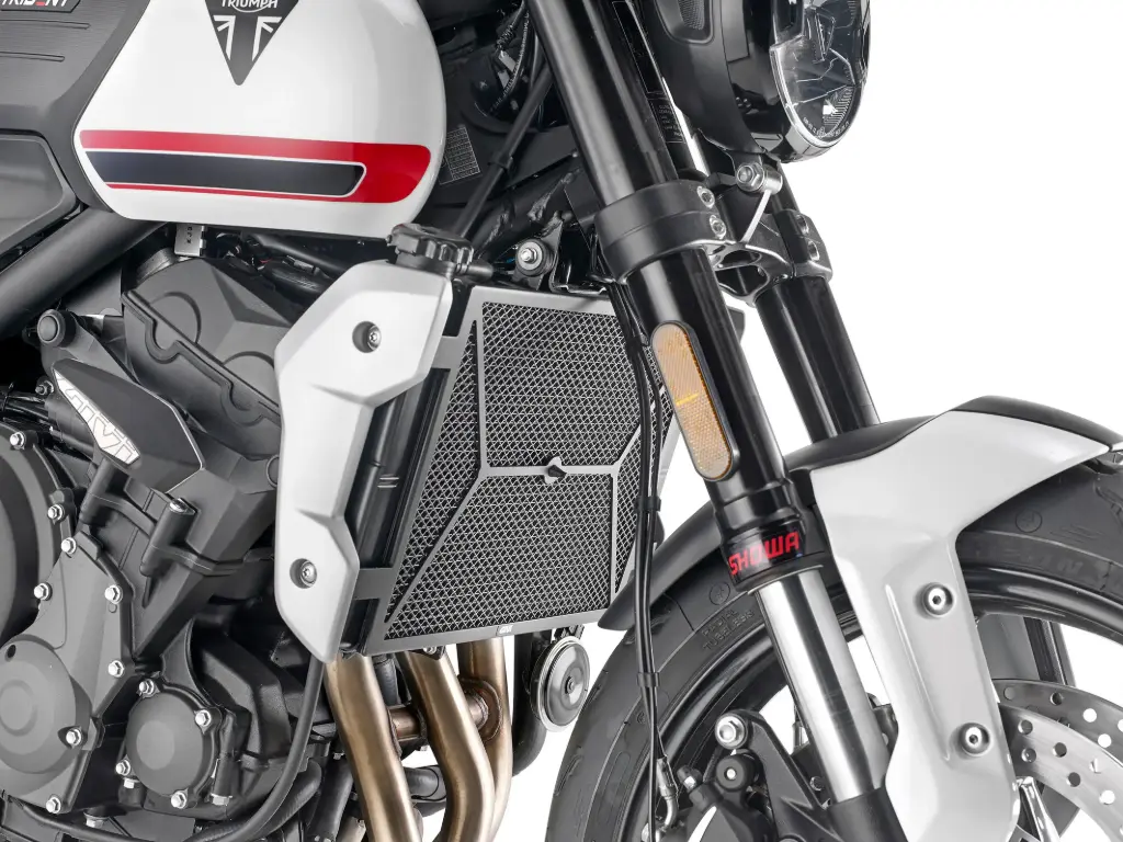 Protector Radiador Inox Negro Triumph Trident 660