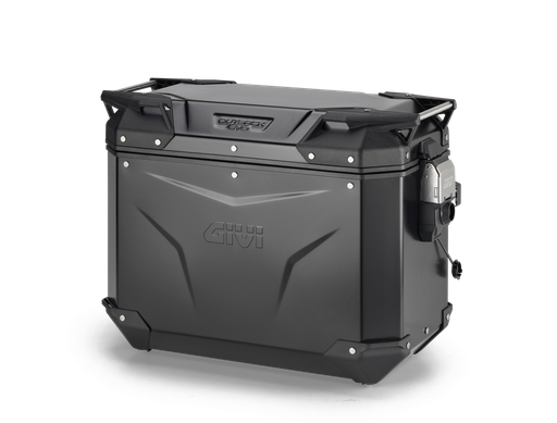 Baul Monokey® Trekker Outback Evo Al.Negro Izq. 44Lts - Añadir Kit Smart Security L