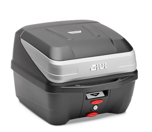 [b32n] Top Case 32 Lts Monolock - Negro - Incluye Kit Y Parrilla Universal