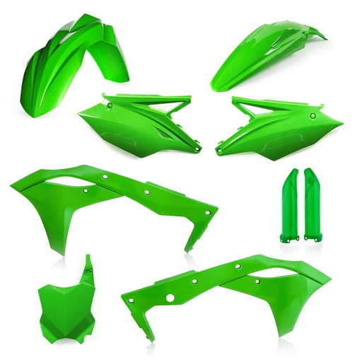 [0023647.130] Full Kit Plast. Kaw Kxf 250 (19) - Verde