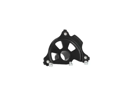 Kit Montaje Cubre Disco Del. X-Brake/X-Brake 2.0 - Kaw Kx250 4T (21-22) 450 4T (20-22) Negro