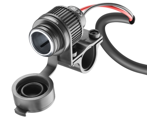 12v kit de alimentacion de manubrio para motocicleta con din
