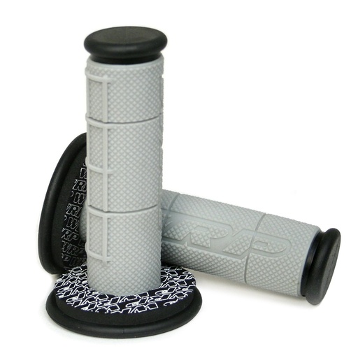 [WDG-8170] Puños Mx-Enduro Doble Densidad Con Donuts Negro/Gris