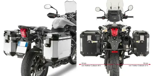 [pl6401cam] Soporte Lateral Outback Triumph Tiger 800/800 Xc/800 Xr (11-17)