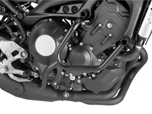 [tn2128] Defensa De Motor Negra Yamaha Xsr900 (16 -18)
