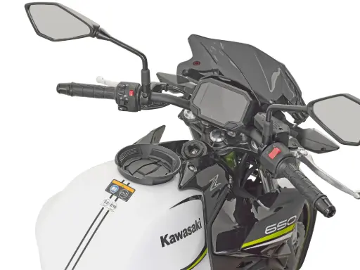 [bf28] Adaptador P/ Bolsos Tanklock Kawasaki Z 650 (17 - 20)