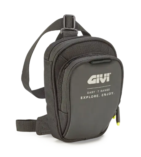 [EA139b] Bolso De Pierna Impermeable - Negro